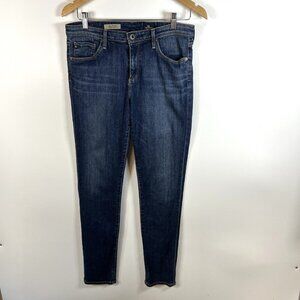AG Adriano Goldschmied Jeans Womens 30R The Prima Mid-Rise Cigarette Skinny Dark